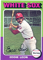 1975 Topps Baseball Cards      528     Eddie Leon